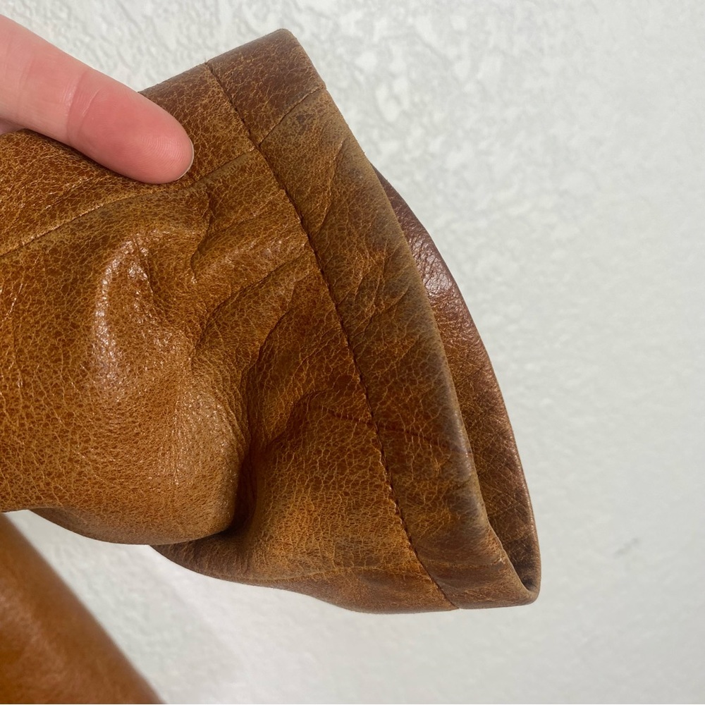 Vintage Valerie Stevens Brown 100% Leather Jacket - Picture 6 of 14